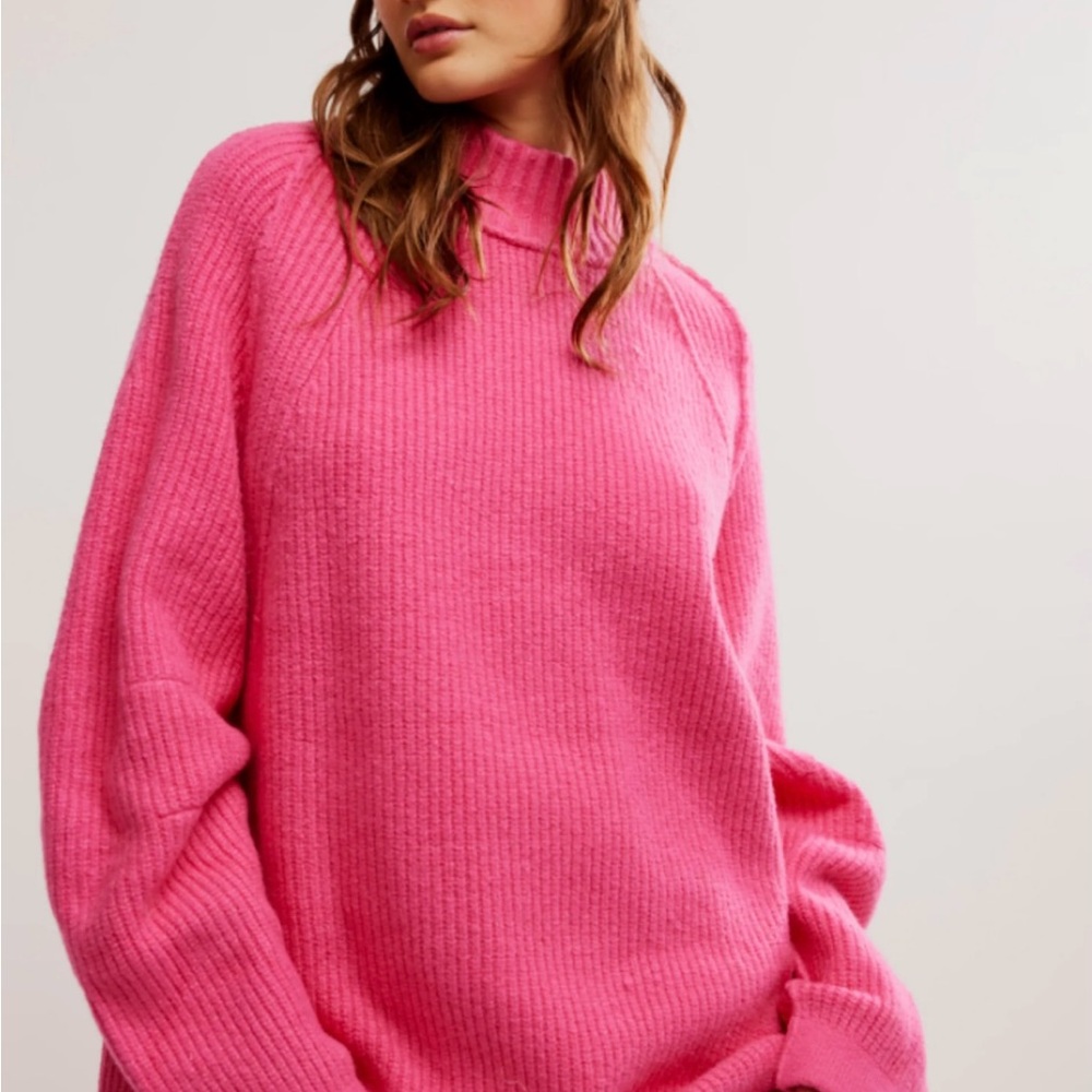 FREE PEOPLE Cozy Pink Women's Sweater